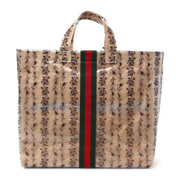 GUCCI X COME DE GARCONS Plastic Web Floral Paper 